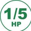 Výkon kompresoru: 1/5 HP